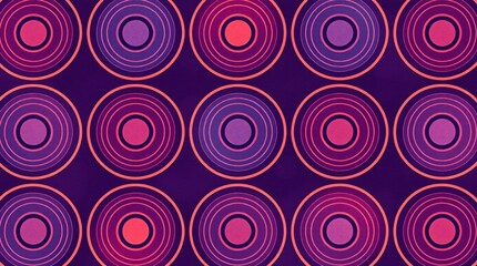 Chromatic Circles- A Retro-Inspired Dream