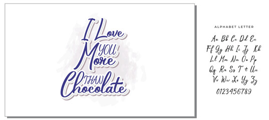 Hand drawn word. Brush pen lettering with phrase 