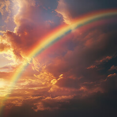 Fototapeta premium rainbow in the sky