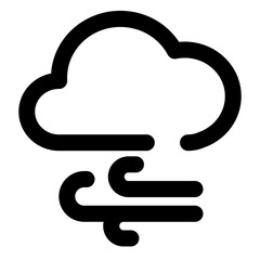 weather dashed line icon