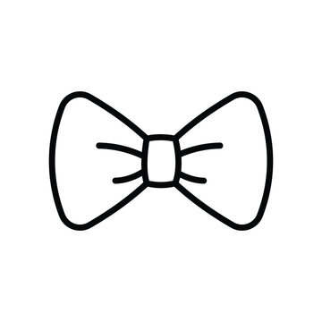 recommend clip art: bow tie icon outlines design