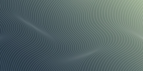 Wavy lines create a calming abstract pattern in soft green and blue tones for modern design inspiration