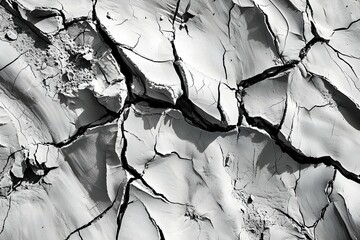 The parched, fissured earth of the desert unveils a breathtaking tapestry of nature’s creativity,