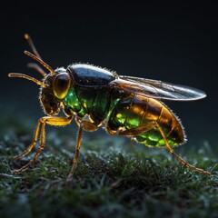 Fototapeta premium close up of a fly