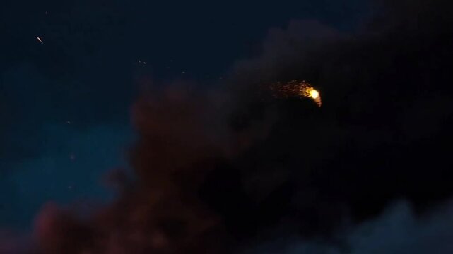 Realistic Cinematic Explosion Effect | Fiery Blast with Smoke, Sparks, and Debris | VFX Element