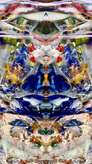 Abstract art background . Hand painting artwork on canvas .