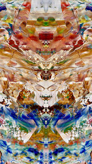 Abstract art background . Hand painting artwork on canvas .