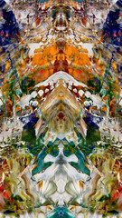 Abstract art background . Hand painting artwork on canvas .