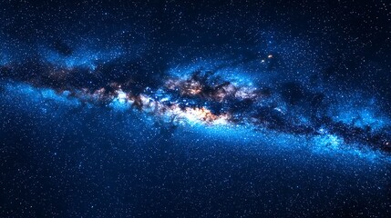 Obraz premium Milky Way Galaxy Cosmic Space Background
