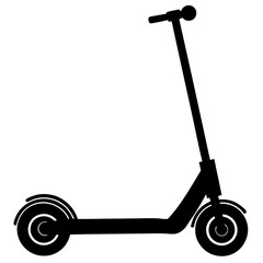 scooter isolated on white