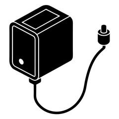 battery charger isolated on white