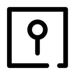 security dashed line icon