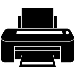 printer icon vector illustration