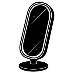 microphone on white background