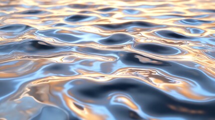Abstract rippling water surface