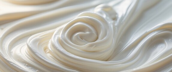 Obraz premium Creamy swirl texture background for cosmetic and spa designs.
