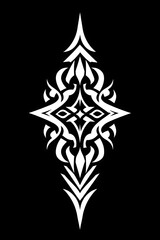 Tribal Design Tattoo Template