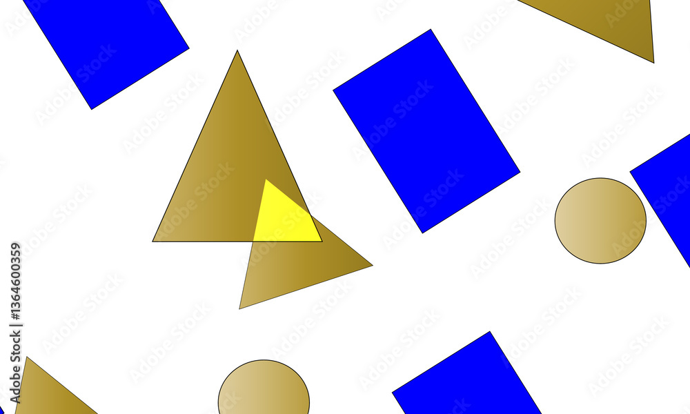 Fototapete vibrant abstract design showcases overlapping circles and geometric shapes in different hues this st