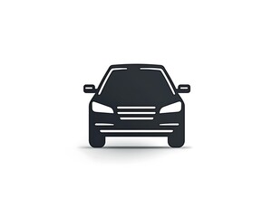 Car Front View Icon.