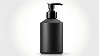 Obraz premium Black Pump Bottle Mockup Dispenser for Lotion Shampoo or Soap