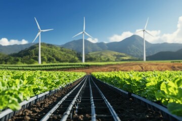 Vertical Farming Meets Renewable Energy: Harnessing Wind Power for Sustainable Agriculture Solutions