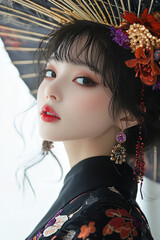  traditional japanese festival attire with high fashion