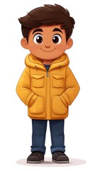Boy in Yellow Jacket.