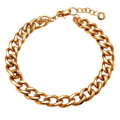 Gold chain bracelet luxury jewelry fashion accessory