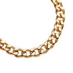 Obraz premium Gold chain luxury jewelry opulent accessory wealth bling stylish design