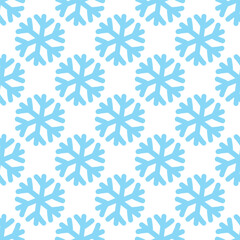 snowflake pattern blue