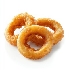 Golden, crispy onion rings, perfect for snacking
