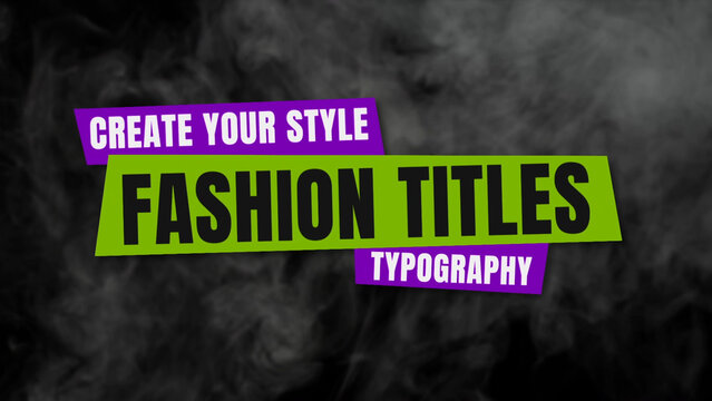 Trendy Title 09