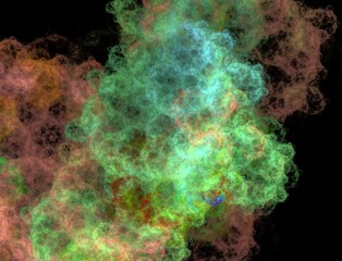 Imaginatory fractal abstract background Image