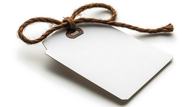 Empty Tag Tied with Rope