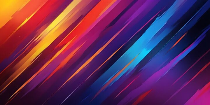 Colorful background with a blue stripe