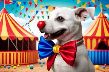 Obraz premium happy birthday clown