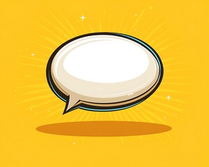 Comic Speech Bubble.