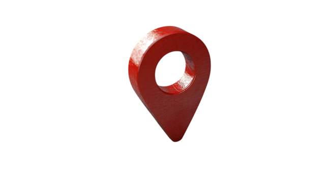red map location mark png