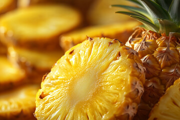 high-quality pineapple photography