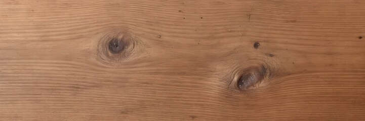 Fototapeta premium Texture of a Wooden Board: An detailed shot captures the intricate grain, knots, and warm tones of a wooden board.