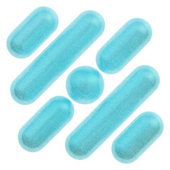 Glitter Abstract 3D Illustration