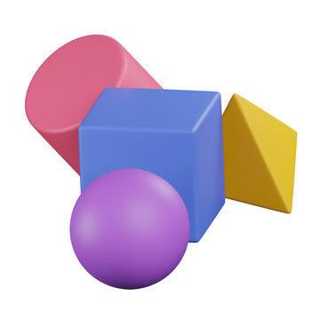 Shape Tool 3D Illustration