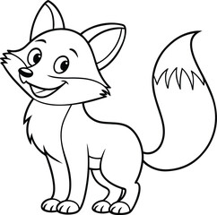 Cute Cartoon Dog Sleeping, Ready for Coloring