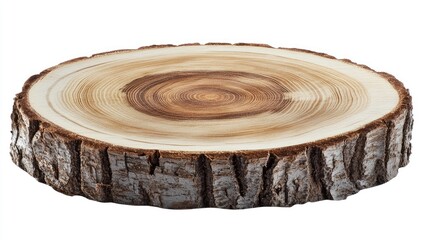 Natural wood slice, decorative serving platter
