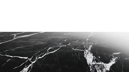 marble table going into perspective with transparent background