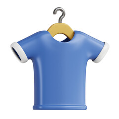 Drying Clothes 3D Illustration