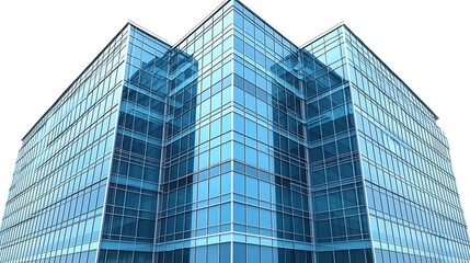 Modern Glass Building Architectural Design