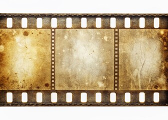 Retro 35mm Film Strip Scan: Vintage Photography PNG Asset