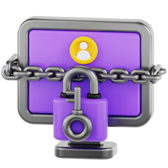 Computer Protected 3D Illustration