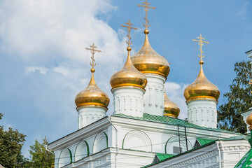 Nizhny Novgorod, August 16, 2023. National Unity Square, under the walls of the Kremlin, near the Church of the Nativity of John the Baptist.